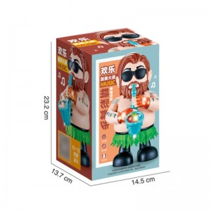 Sax Player Uncle Electric Sway Walking Dancing Saxophonist Toy with Light & Music for Kids Entertainment Gift