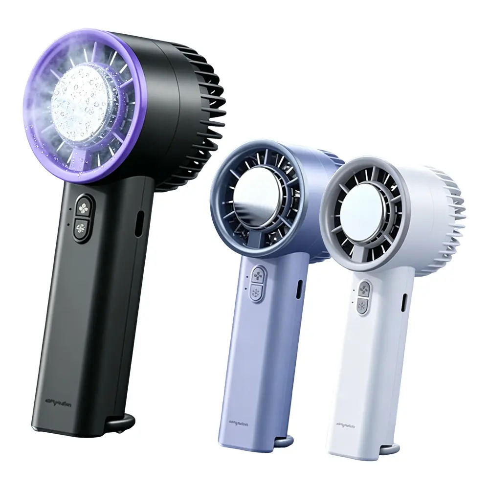 2-in-1 Portable Fan with Ice Compress Mode & Multi-Speed