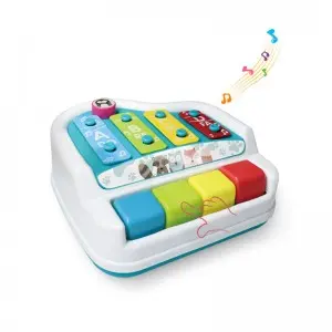 2-in-1 Piano Xylophone Toy for Baby 6-24 Months – Non-Toxic Musical Early Learning Gift