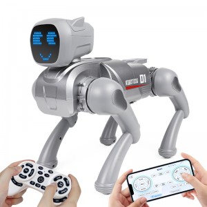 Programmable AI Smart Robot Dog Toys Multifunctional Voice/ APP Control Moving Dancing Pet for Kids