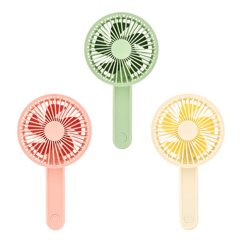 3-Speed Foldable Portable Fan 500mAh USB Recharge with Lanyard