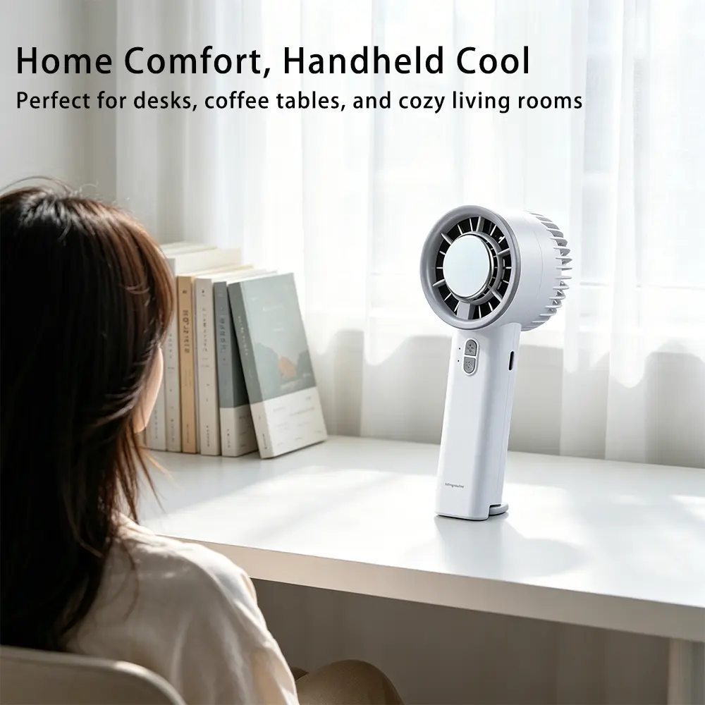 2-in-1 Portable Fan with Ice Compress Mode & Multi-Speed