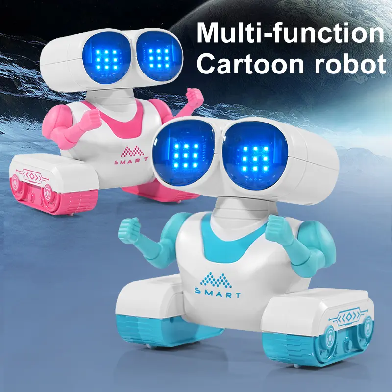 Programmable Robot Toy with 360 Rotation, Music & Demo – STEM Gift for Kids