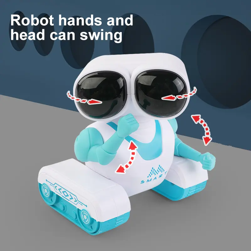 Programmable Robot Toy with 360 Rotation, Music & Demo – STEM Gift for Kids