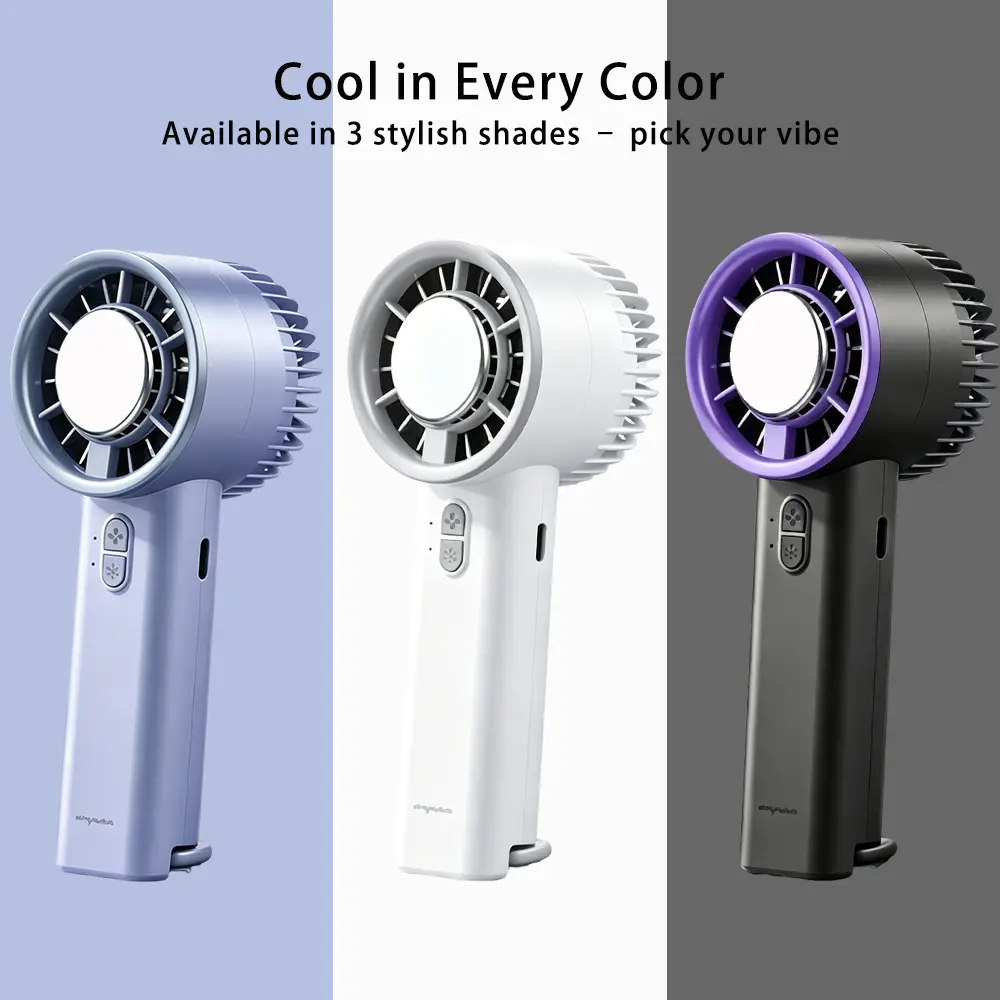 2-in-1 Portable Fan with Ice Compress Mode & Multi-Speed