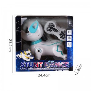 Multifunctional Actions Musical Dancing Remote Control Pet Intelligent Programmable Robot Smart RC Stunt Robot Dog Toys for Kids