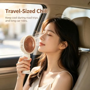 2-in-1 Fan & Phone Holder Fixed Speed USB Rechargeable Quiet Portable