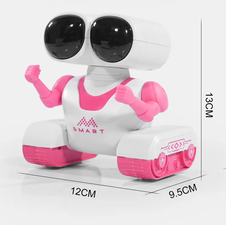 Programmable Robot Toy with 360 Rotation, Music & Demo – STEM Gift for Kids