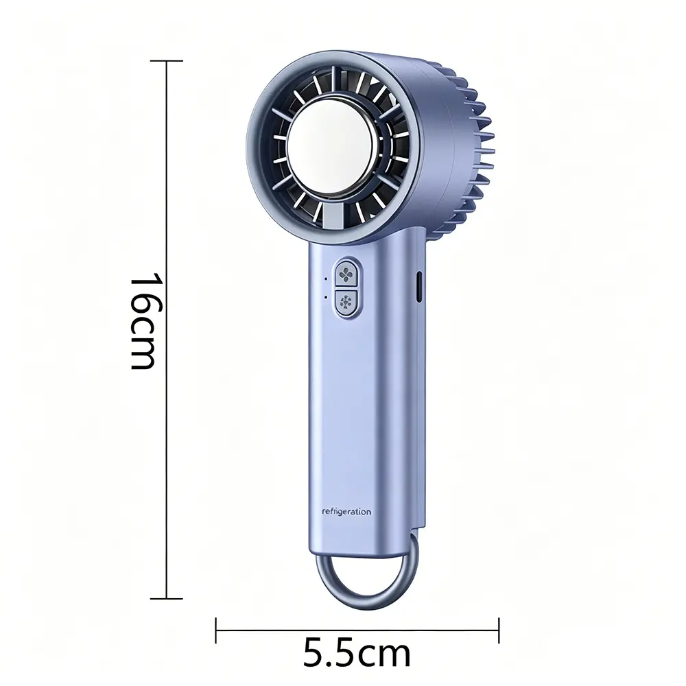 2-in-1 Portable Fan with Ice Compress Mode & Multi-Speed