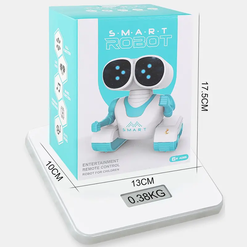 Programmable Robot Toy with 360 Rotation, Music & Demo – STEM Gift for Kids