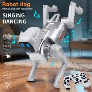 Programmable AI Smart Robot Dog Toys Multifunctional Voice/ APP Control Moving Dancing Pet for Kids