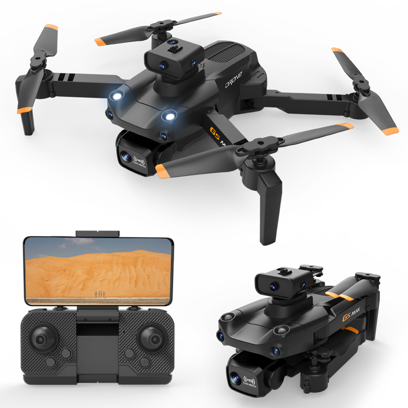 2 načina daljinskega upravljanja, brezpilotni letalnik, igrača z zadrževanjem višine, HD kamera, fotografiranje, snemanje videoposnetkov, izogibanje oviram, zložljiv dron G5 PRO