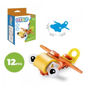 Intelligent DIY Screw Assemble Toys STEM Plastic Developing Flexible Model Building Blocks For Kids