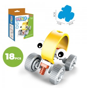 Intelligent DIY Screw Assemble Toys STEM Plastic Developing Flexible Model Building Blocks For Kids