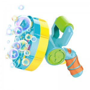 Outdoor Summer Beach Kids Electric Handheld Bubble Blowing Gun Children Party Fun Gifts Plastic Bubble Toys for Toddlers