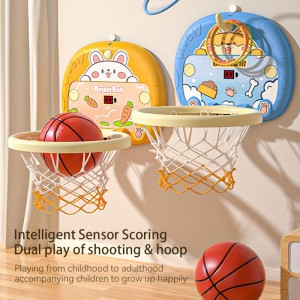 Wall Door Hook Suction Cups Basketball Stand Indoor Shooting Set Mga Singsing nga Paglabay sa Dula Pilo Pagmarka sa Basketball Hood Mga Dulaan para sa mga Bata