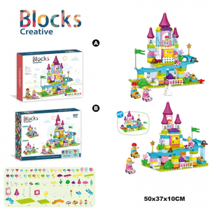 City Building Blocks Creative Town Garden Castle Play Set STEAM Educational Toys for Kids Children