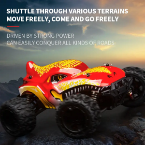 1:16 Scale High Speed RC Car 35KMH 4WD 2.4G 80M Control 7.4V Li-ion Battery All Terrain Vehicle Toy