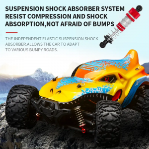 1:16 Scale High Speed RC Car 35KMH 4WD 2.4G 80M Control 7.4V Li-ion Battery All Terrain Vehicle Toy