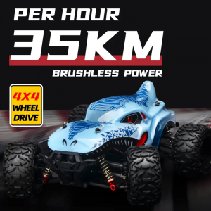 1:16 Scale High Speed RC Car 35KMH 4WD 2.4G 80M Control 7.4V Li-ion Battery All Terrain Vehicle Toy