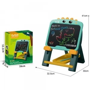 4 Cartoon Animal Stand LCD Drawing Tablets – Dinosaur, Bunny, Bear, Duck with Stylus Storage