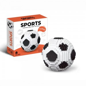 Educational Creative STEM Toys Football Construction Play Set Soccer/ Basketball Micro Building Blocks for Kids Adults