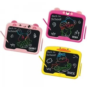 Cartoon Animal LCD Drawing Tablet Toys for Kids – Rabbit Bear Duck with 2 Stylus Pens
