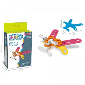 STEM Screw Assembly Kit Creative DIY Boat Aircraft Car Tricycle Wholesale Price Kids Building Block Toys for Custom