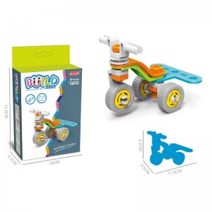 STEM Screw Assembly Kit Creative DIY Boat Aircraft Car Tricycle Wholesale Price Kids Building Block Toys for Custom