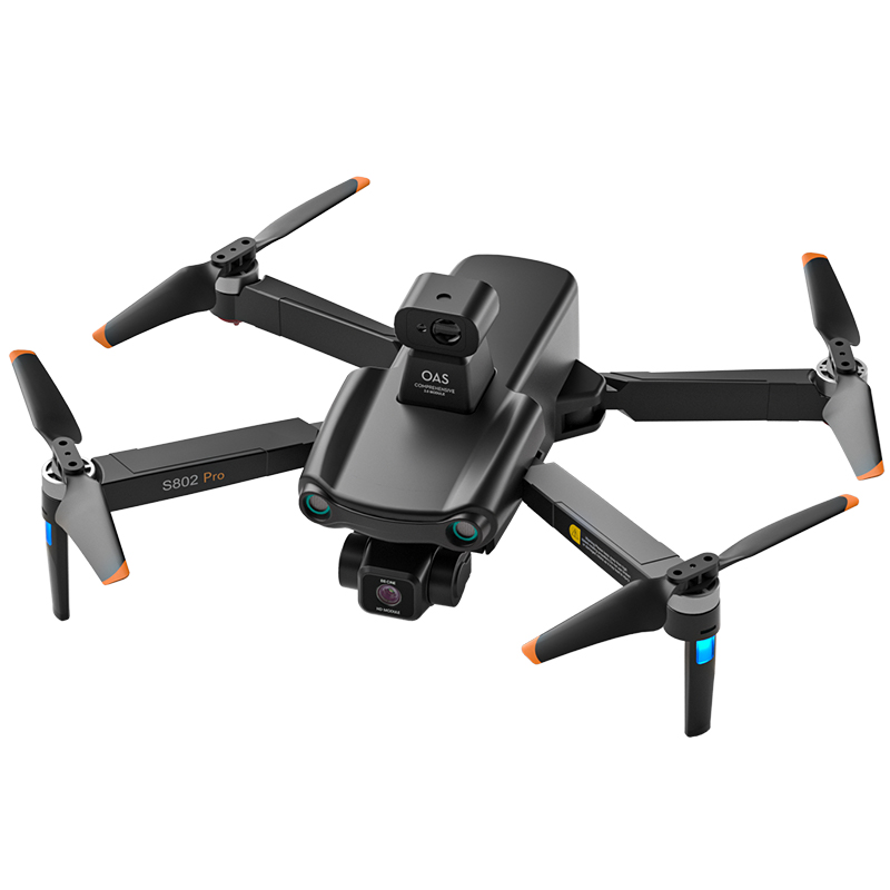 S802 Kvadrokopter za daljinsko upravljanje na dolge razdalje, sledenje kretnjam, fotografiranje, snemanje videoposnetkov, zložljiva igrača z dron s kamero in GPS-om