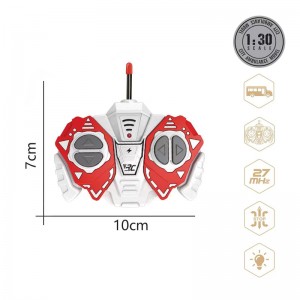 1:30 Scale Rc Escort Car Model Children Plastic 4 Channel Emergency Vehicle 27mhz Remote Control Ambulance Toy Truck for Kids