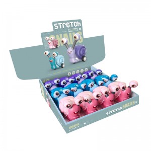 12-Pack Cartoon Snail Friction-Powered Cars with Retractable Eyes – Kids Collectible Toy Gift Ages 3+
