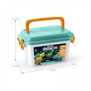 DIY Building Kit Soft Bullets Dart Launch Screws Assembly Dinosaur Toy Set with Drill for Kids STEAM Learning