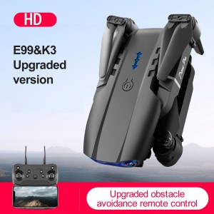 6-Axis Gyroscope Remote Control Quadcopter Altitude Hold HD Camera UAV Toy Three-sided Obstacle Avoidance Foldable K3 E99 Drone