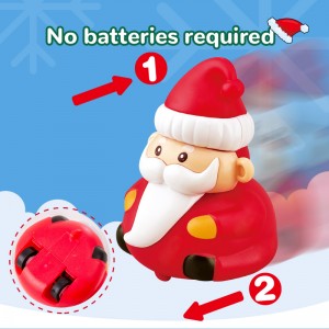 12PCS Christmas Pull Back Cars Santa Snowman Truck Toy Set Eco-Friendly STEM Gift for Kids