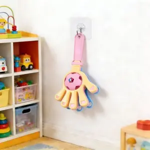 Soccer Hand Bell Rattle Toys – Dual-Purpose for Baby Soothing & Stadium Cheering, Sports Teaching Aid