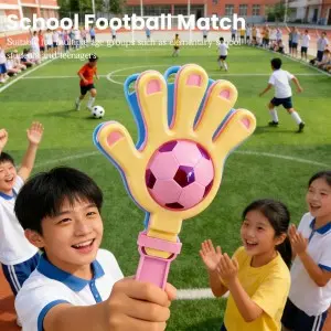 Soccer Hand Bell Rattle Toys – Dual-Purpose for Baby Soothing & Stadium Cheering, Sports Teaching Aid