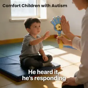 Soccer Hand Bell Rattle Toys – Dual-Purpose for Baby Soothing & Stadium Cheering, Sports Teaching Aid