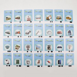 Custom Arabic-English Sight Words Talking Flash Cards Educational Toy Learning Machine 112PCS Kid Electronic Cognitive Cards