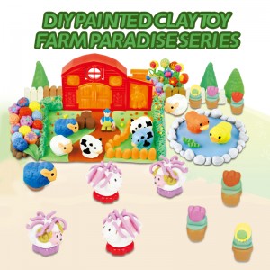 Custom Children Montessori Educational Farm Clay Tool Mold Kit Toddler Intelligent DIY Dough Toy for Kids