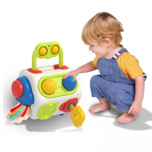 Toddler Early Educational Irregular Octahedron Toy Infant Multipurpose Activity Center Montessori Baby Sensory Activity Cube
