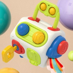 Toddler Early Educational Irregular Octahedron Toy Infant Multipurpose Activity Center Montessori Baby Sensory Activity Cube