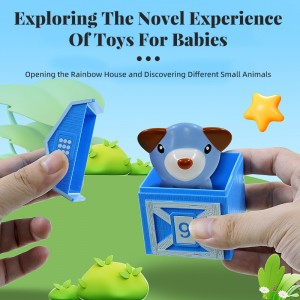 Kids Christmas Birthday Easter Gift Animal Finger Puppet Color Matching Toy Counting Sorting Fine Motor Game Baby Montessori Toy