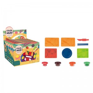 Children Educational Funny Dough Set Play Accessories Kit Creative DIY Colored Mud Plastic Cutter Molds Kid Clay Play Toys