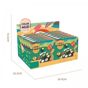 Children Montessori Sushi DIY Clay Tool Kit Playdough Rollers and Cutters Creative Color Plasticine Toys for Kids Boys Girls