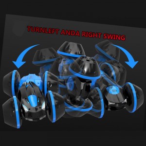 Rollover Travel Vehicle Toys Wheels 360 Degree Side Walking 180 Degree Flip Stunt Car for Remote Control