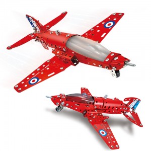 201PCS Self Assemble Aircraft Toys Intellectual Screw Connecting Airliner Plane Blocks Metal Airplane DIY Building Model