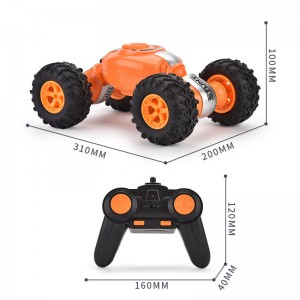 4WD RC Twisting off Road Car Double-Sided Driving Vehicle Toys 360 Degree Rotation One Key Deformation Remote Control Stunt Car