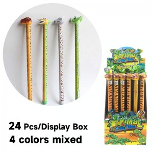 Slide up and Down Sounding Animal Dinosaur Plastic Tube Creative Prank Flute Toy Novelty Party Favor Noise Maker Toy for Kids