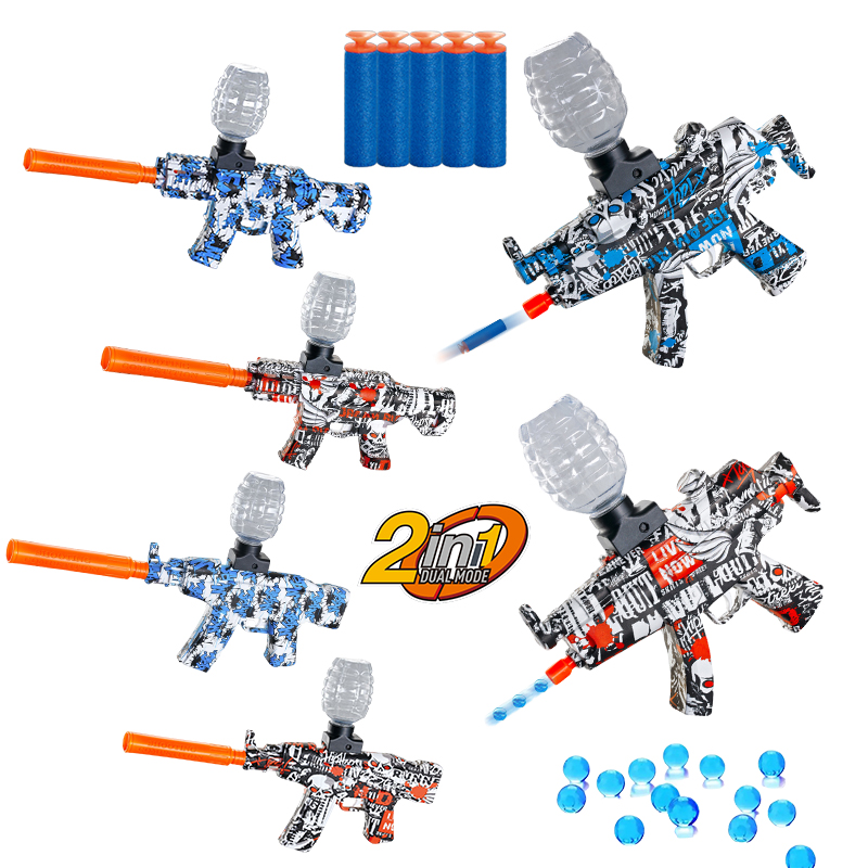 Boys Gift Plastic Electric Gel Ball Blaster M416 MP5 Soft Bullet Gun Pistol Outdoor Games Shooting Water Beads Gun Toy for Kid